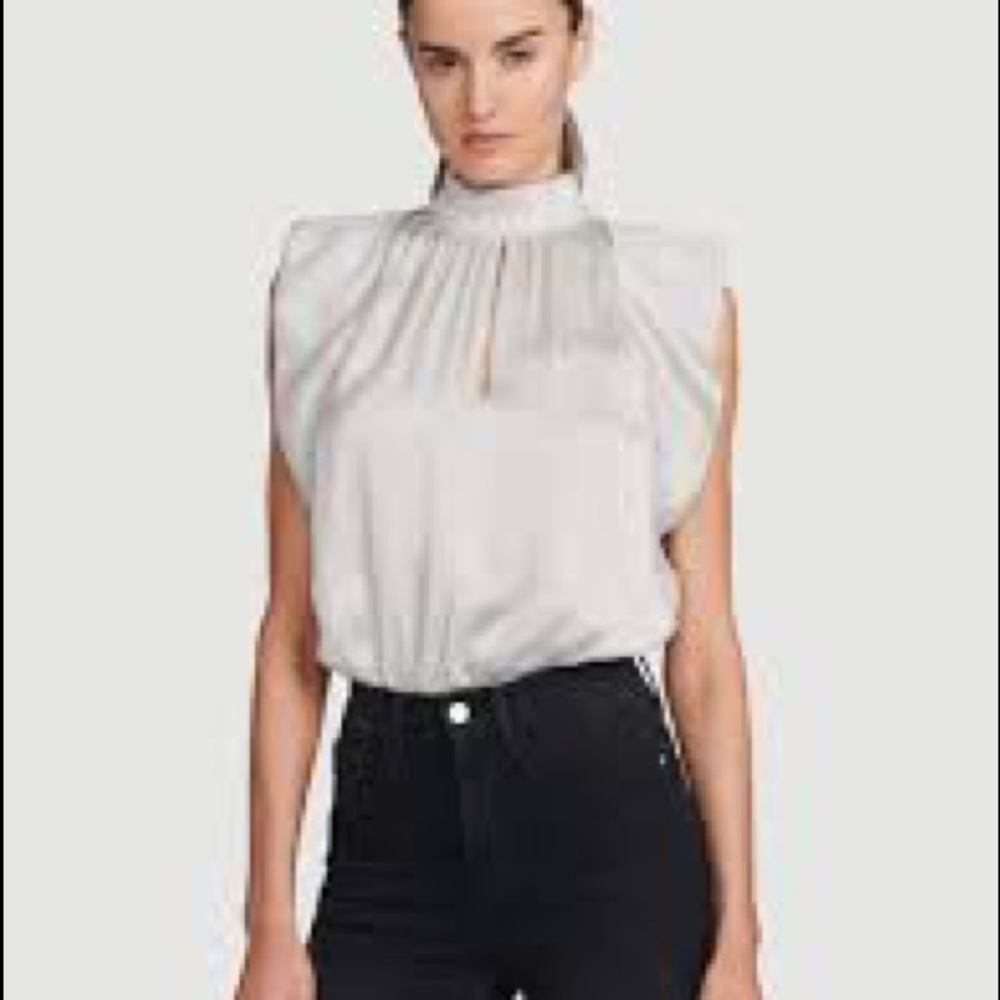 Frame Silk Top